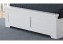 4ft6 Double Connor 4 drawer white painted solid wood bed frame 4